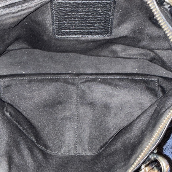 Coach Black Leather Shoulder Bag - Picture 6 of 7